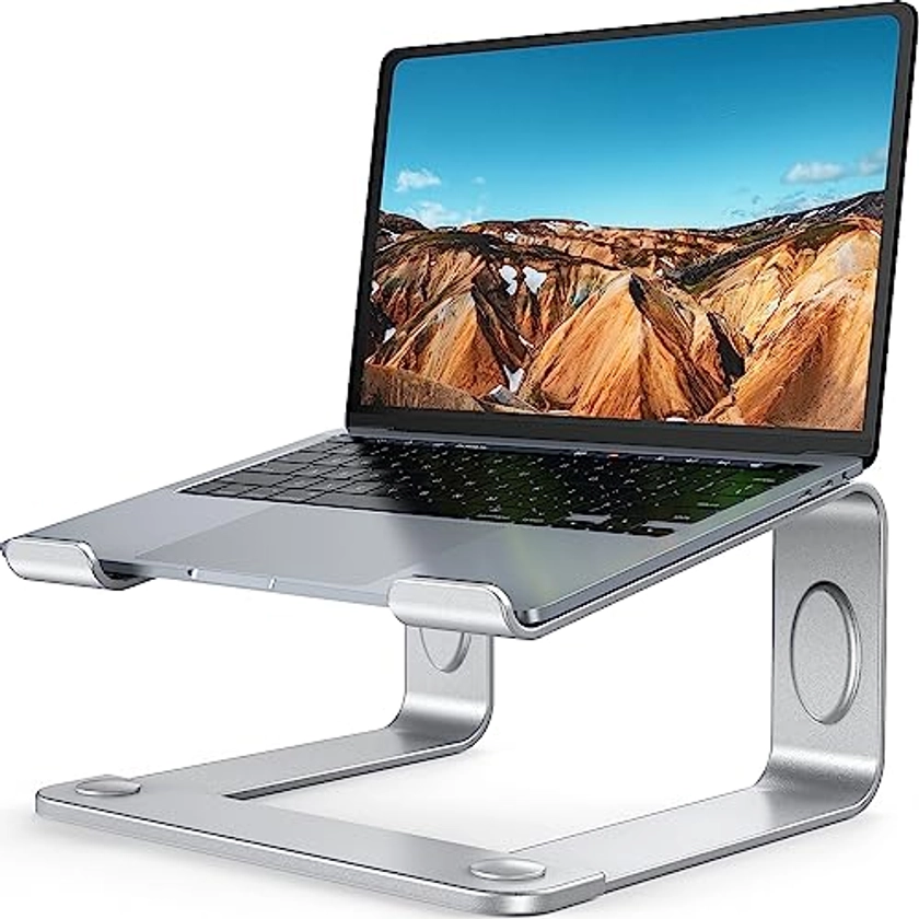 HUANUO Dual Monitor Mount for 2 Monitors up to 30 inches, Heavy Duty Dual Monitor Stand Holds up to 22 lbs, Dual Monitor Arm with Height Adjustable Tilt Swive Rotate, VESA Hole 75mm or 100mm
