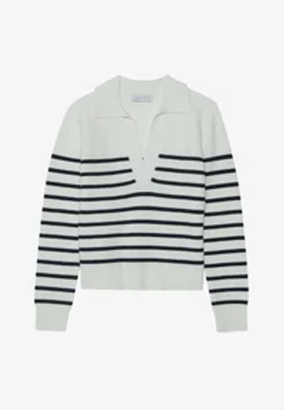 Anna Field Pullover - off-white/black/écru - ZALANDO.FR