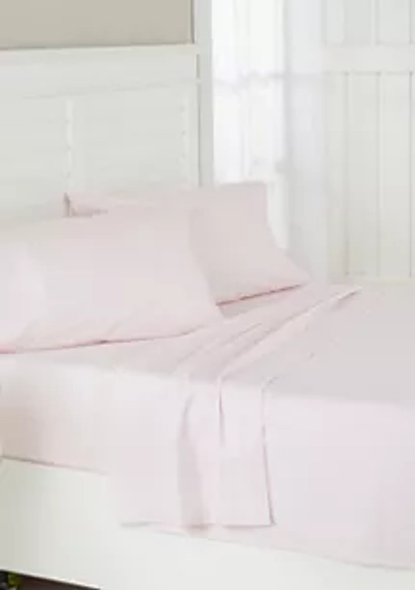 Southern Tide® Calico Scallop Full Pink Sheet Set