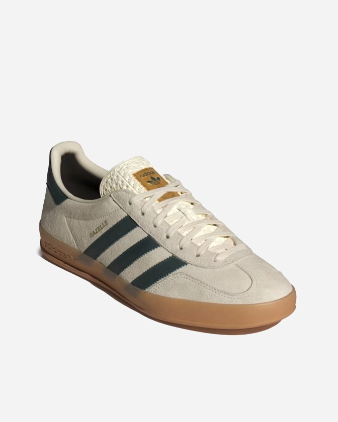 adidas Originals Gazelle Indoor CREWHT/CGREEN/GUM3 IH7502