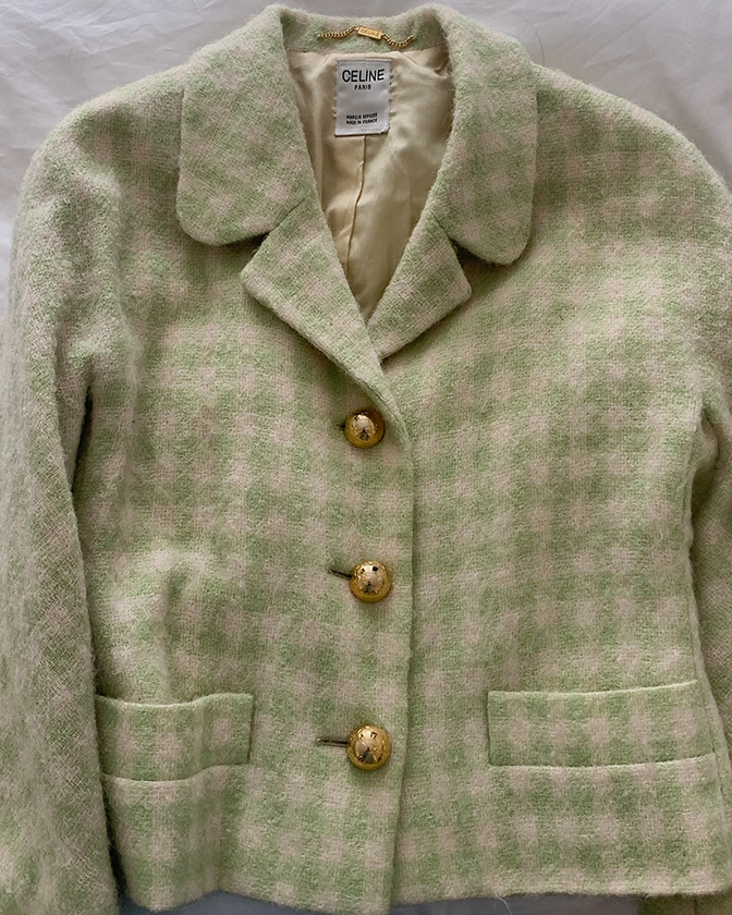 80's OLD Celine Wool Short Jacket : lilisun