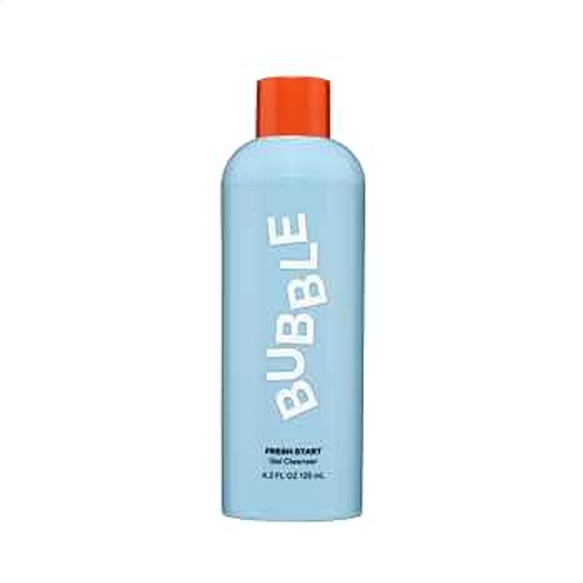 Bubble Skincare Fresh Start Gel Cleanser - Gentle Exfoliating Face Wash for Oily Skin - Formulated with Aloe Vera Juice + Caffeine to Protect and Soothe Complexion (125ml)