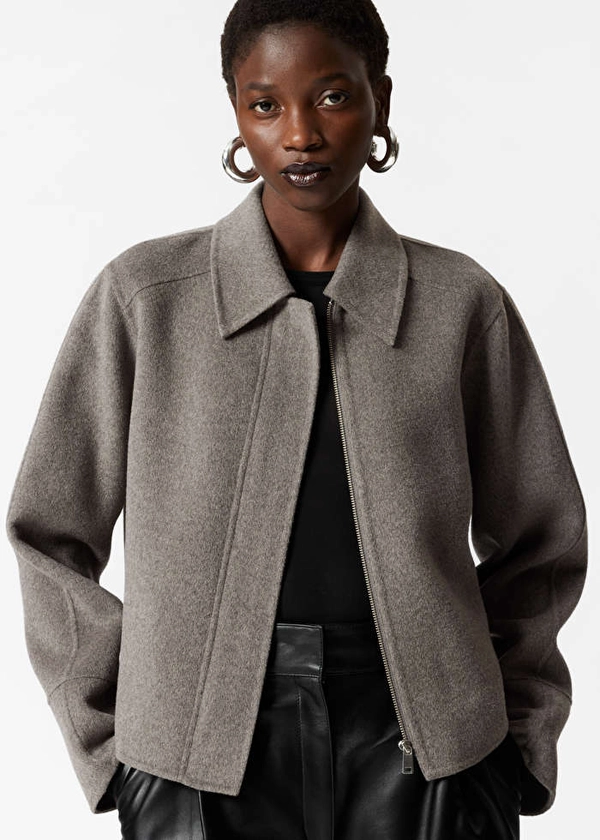 Collared Wool Jacket