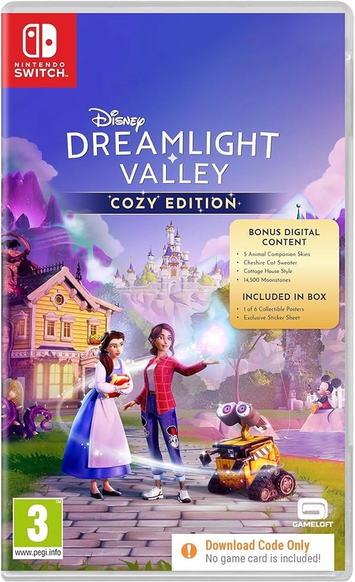 Disney Dreamlight Valley: Cozy Edition (Download Code in Box) - Switch