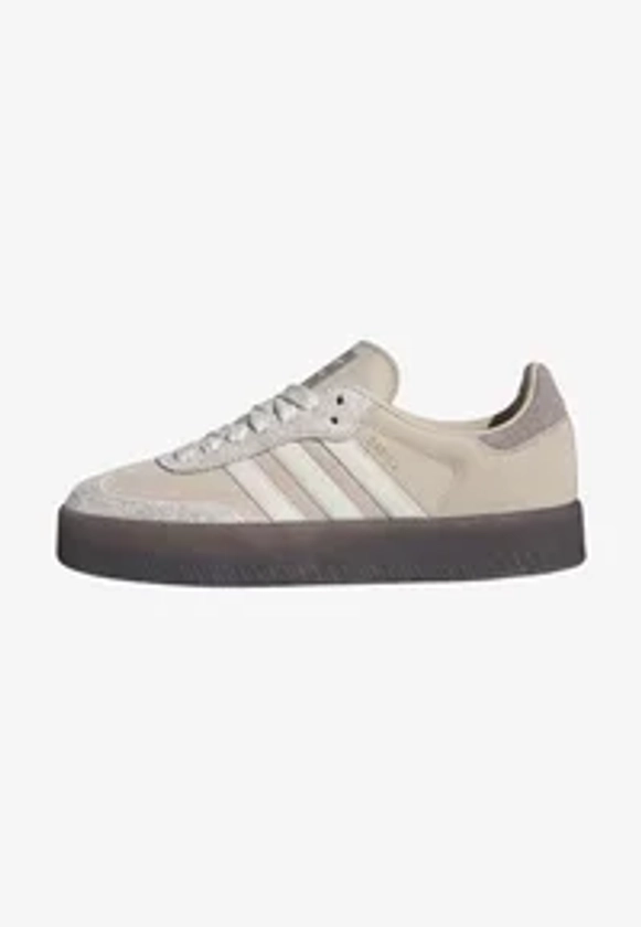 SAMBAE - Baskets basses - linen off white vapour grey