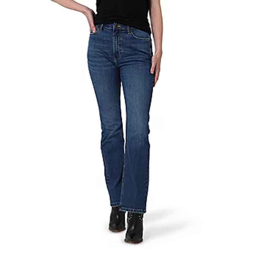 Wrangler® Womens Stretch High Rise Bootcut Jean