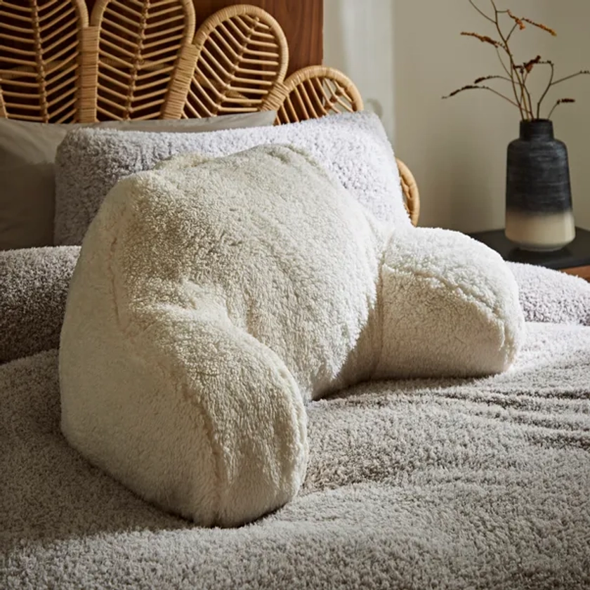 Teddy Bear Cream Cuddle Cushion | Dunelm