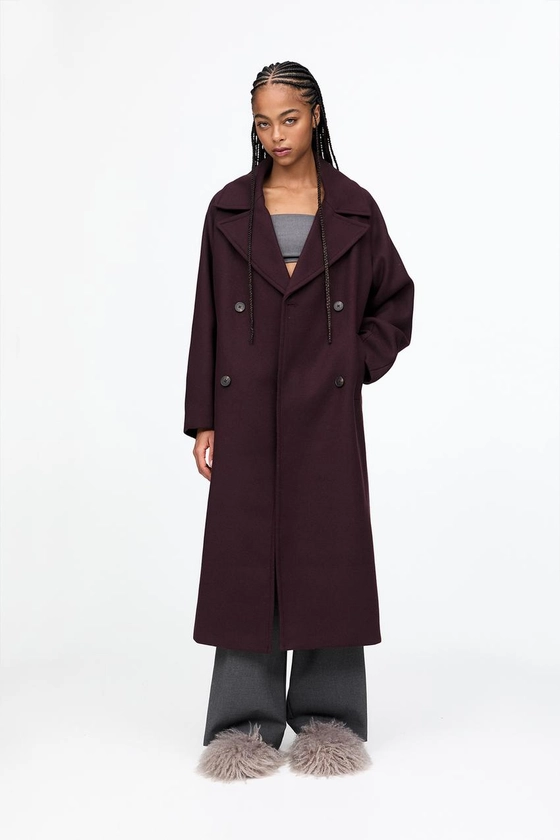 Manteau long - pull&bear