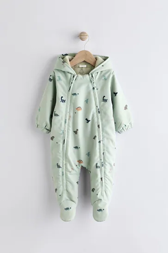 Buy Blue Dino Pramsuit All-In-One (0mths-2yrs) from the Next UK online shop