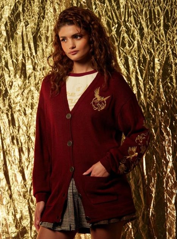 The Hunger Games: The Ballad Of Songbirds & Snakes Girls Embroidered Cardigan | Hot Topic