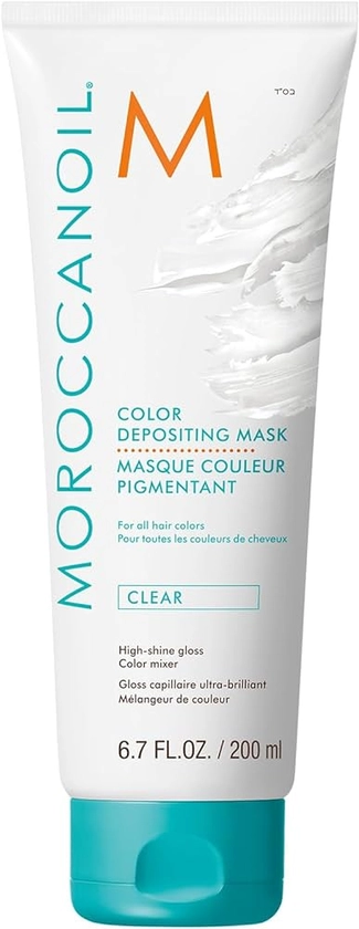 Moroccanoil High Shine Gloss Mask - Color Depositing Mask Clear