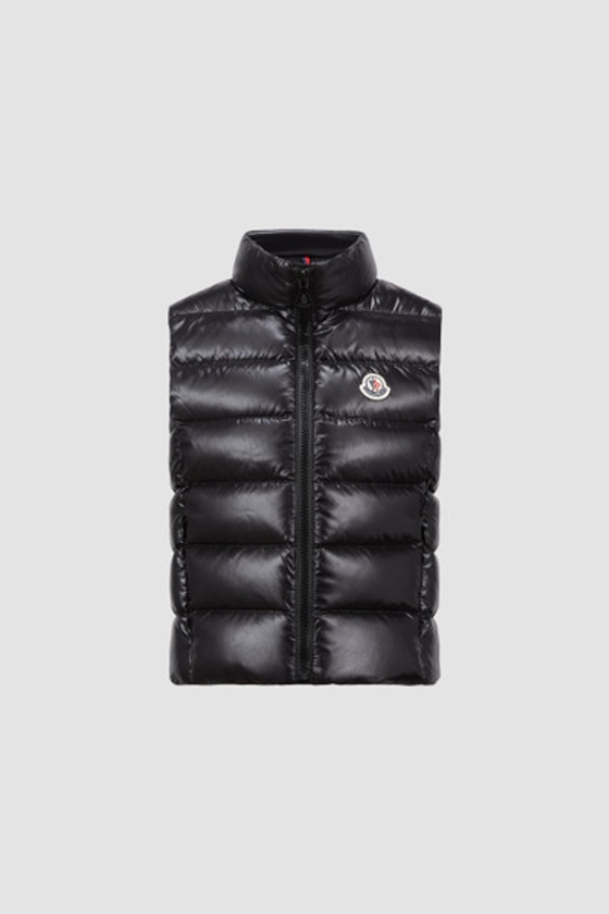 Doudoune sans manches Ghany Noir - Doudounes et Doudounes sans Manches Children | Moncler FR