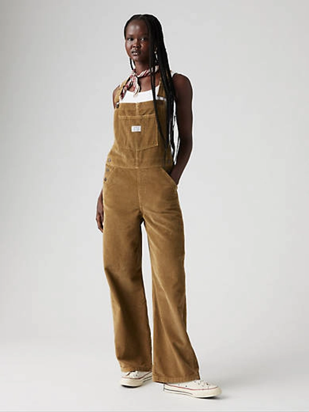 Baggy Corduroy Women's Overalls