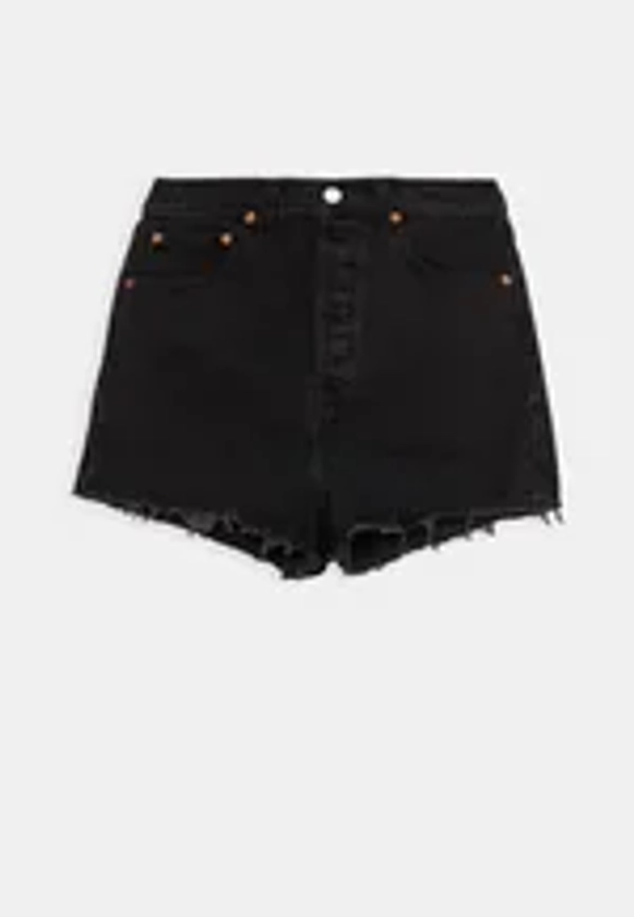 Levi's® RIBCAGE - Short en jean - black bayou/noir - ZALANDO.CH