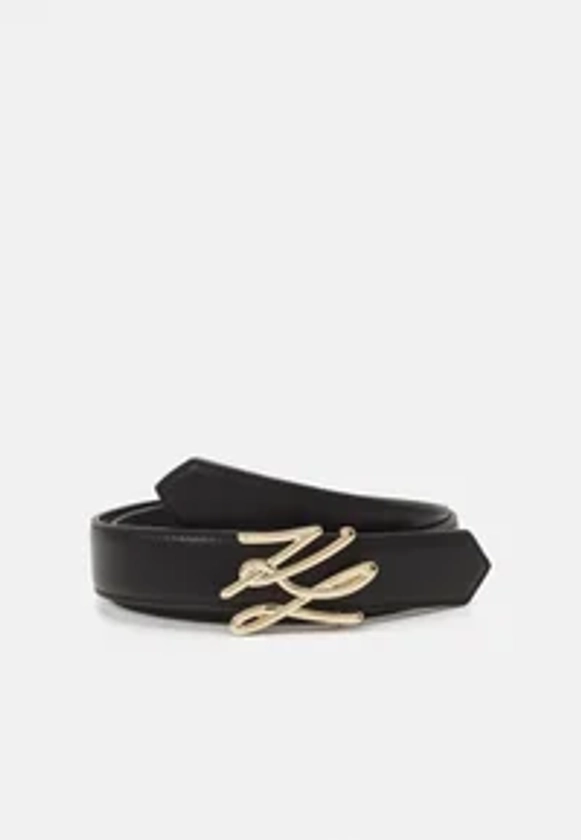 KARL LAGERFELD MEDIUM AUTOGRAPH - Ceinture - black/noir - ZALANDO.FR