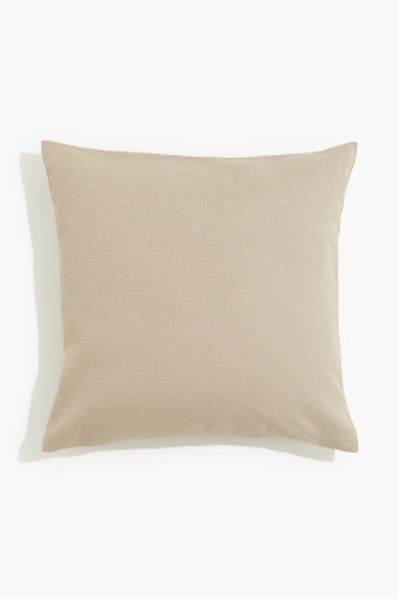 Housse de coussin en coton - Beige - Home All | H&M FR