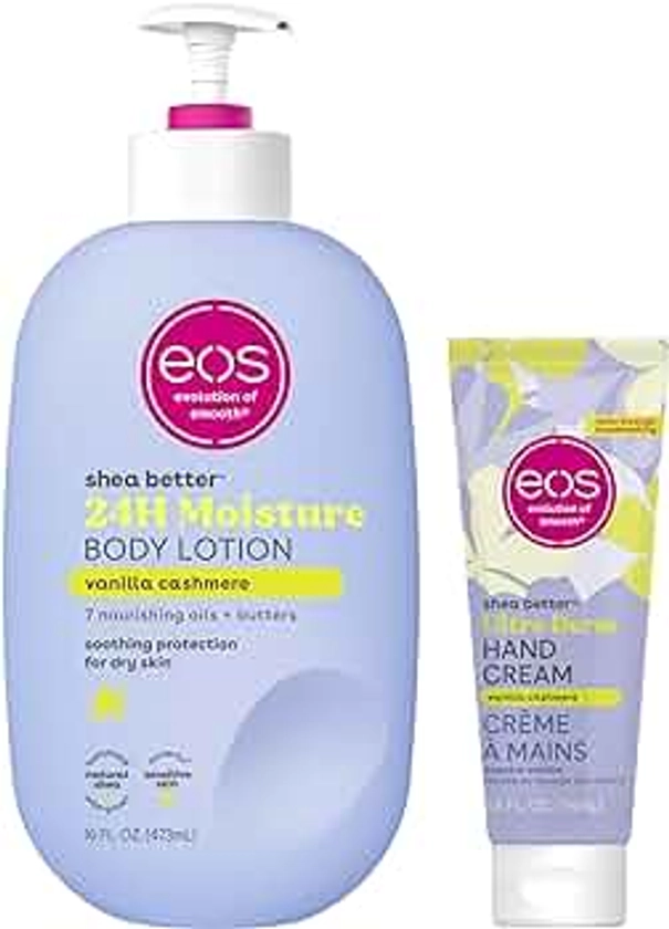 Bundle of eos Shea Better Vanilla Cashmere- Body Lotion + Hand Cream