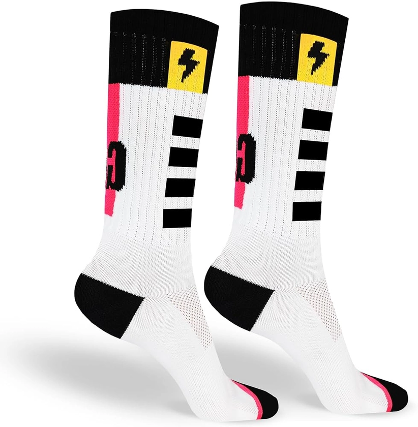 Chaussettes Techniques de Sport pour Homme et Femme - Chaussettes Longues sans Coutures idéales pour Cyclisme, Running, Padel, Basketball et Sports en général - Inshock Barcelona