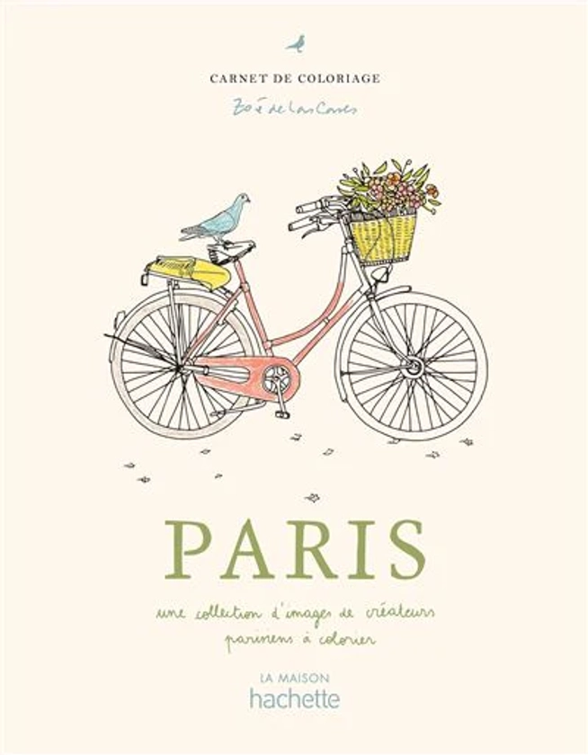 Livre de coloriage - Paris à colorier Hachette Pratique