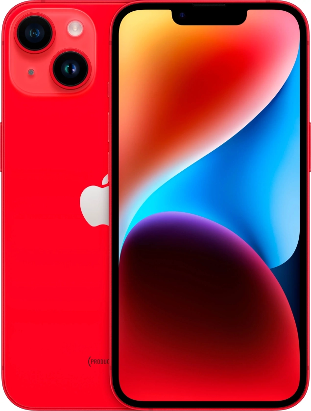 Restored Apple iPhone 14 - Carrier Unlocked - 128 GB Red (Refurbished)