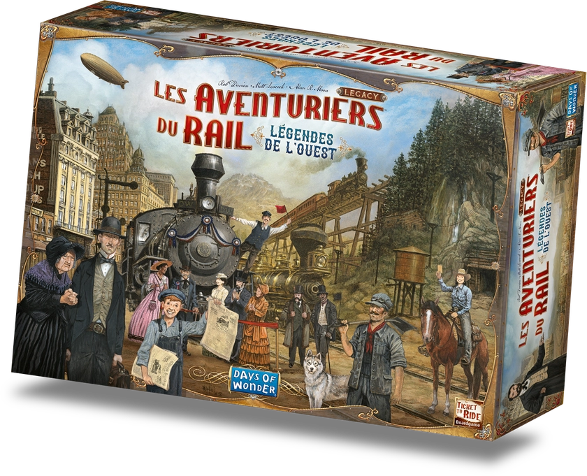 Les aventuriers du Rail Legacy - Légendes de l'Ouest - Days of Wonder - Jeux de stratégie expert - Jeux de stratégie | Cultura