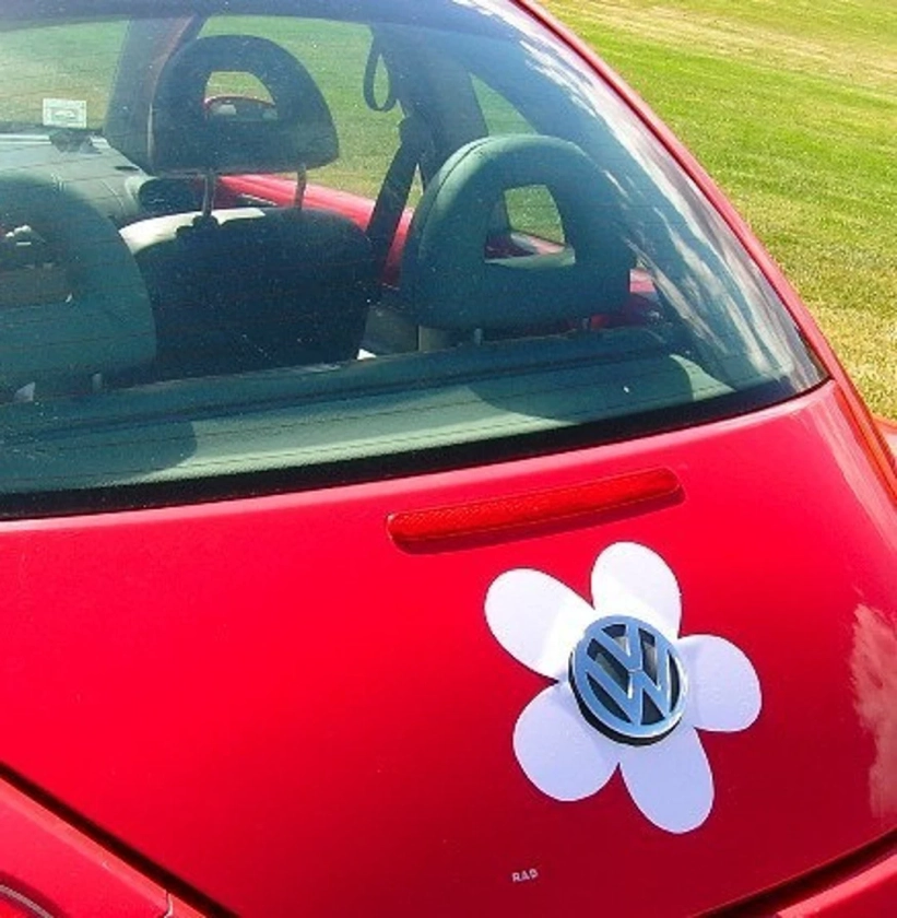 VW Beetle Magnetic Vinyl Daisy