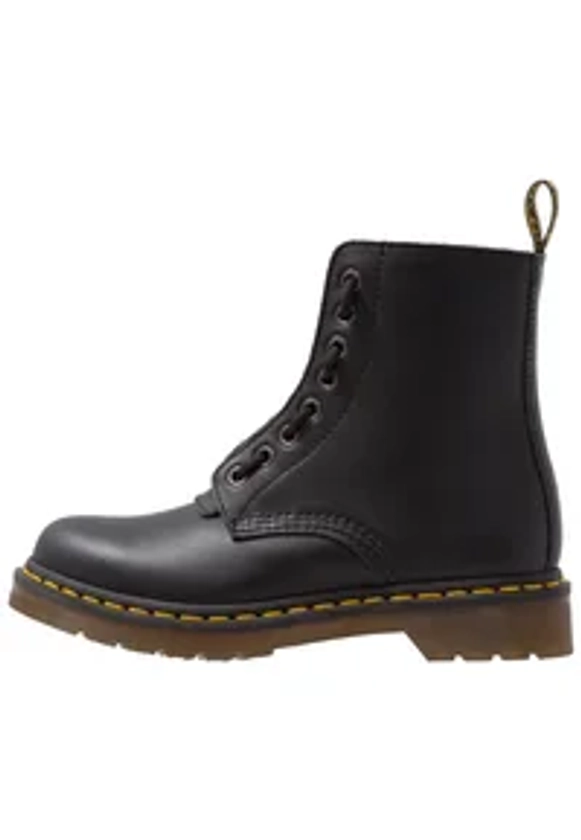 1460 PASCAL FRNT ZIP 8 EYE BOOT - Bottines à lacets - black