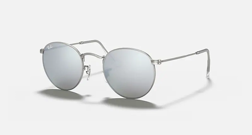 Les lunettes de soleil ROUND FLASH LENSES en Argent et Argent Flash - RB3447 | Ray-Ban® FR