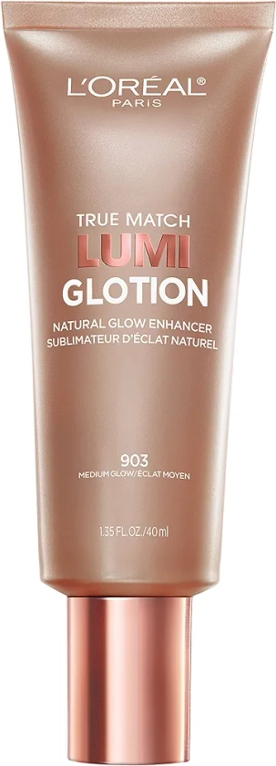 L'OREAL - True Match Lumi, Glotion Natural Glow Enhancer, Medium - 1.35 fl. oz. (40 ml), Poudre, bronze