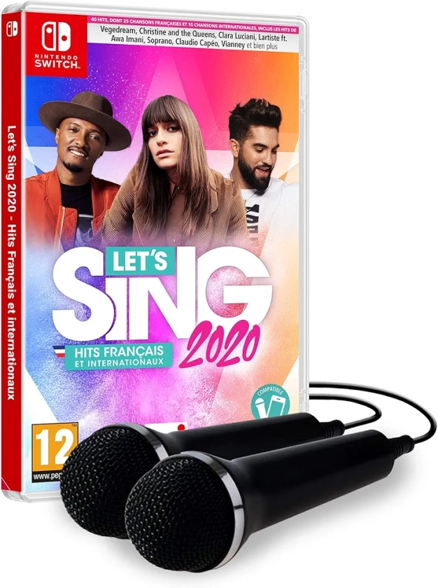 Let's Sing 2020 : Hits Français et Internationaux 2 Mics pour Nintendo Switch