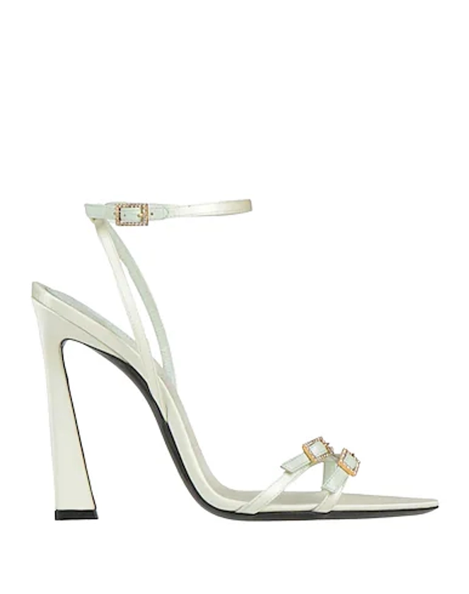 SAINT LAURENT | Sandales Vert clair Femme | YOOX