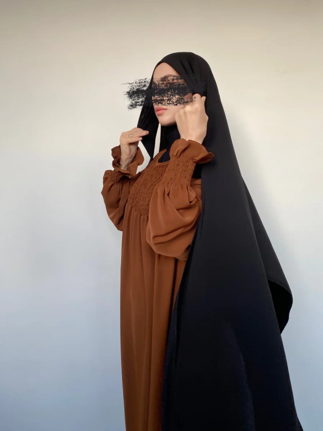 HIJAB PREMIUM XL À NOUER NOIR