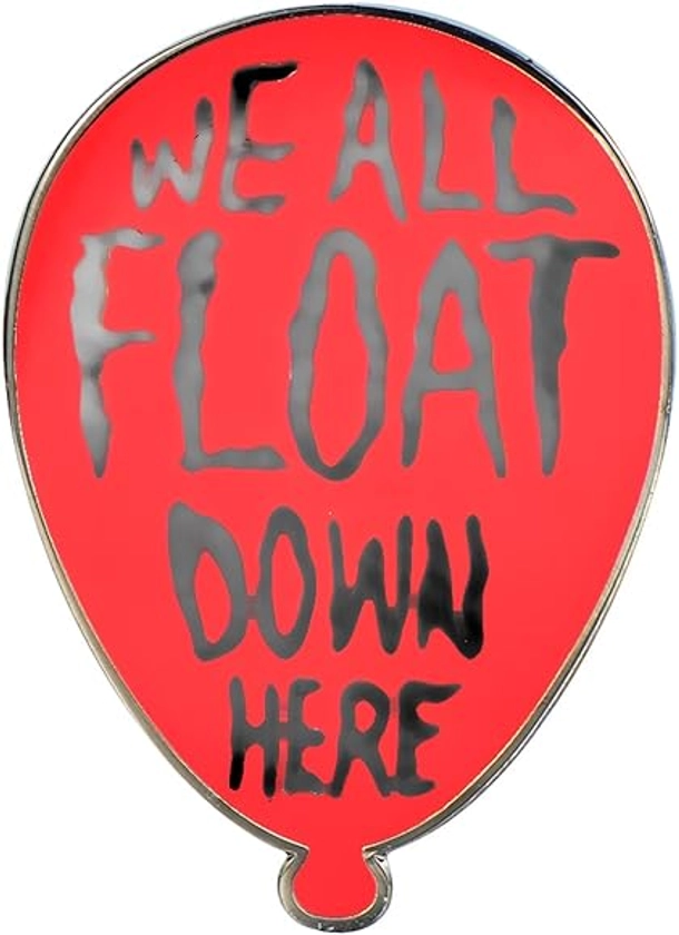 GuDeKe We All Float Down Here Hard Enamel Pin Badge