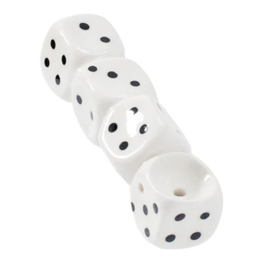 Wacky Bowlz Ceramic Hand Pipe | Dice