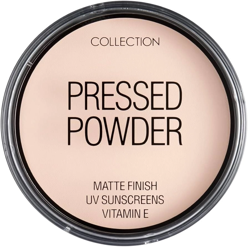 Collection Cosmetics Pressed Powder, Velvety Matte Finish, 17g, Ivory