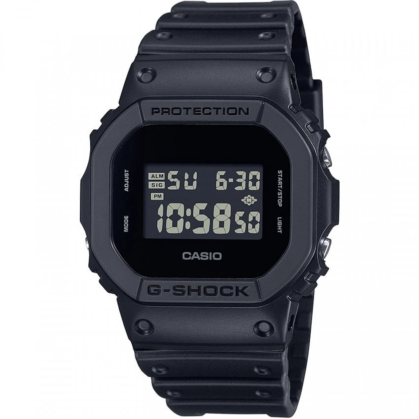 5600 Series 'Solid Colours' Black Digital Watch