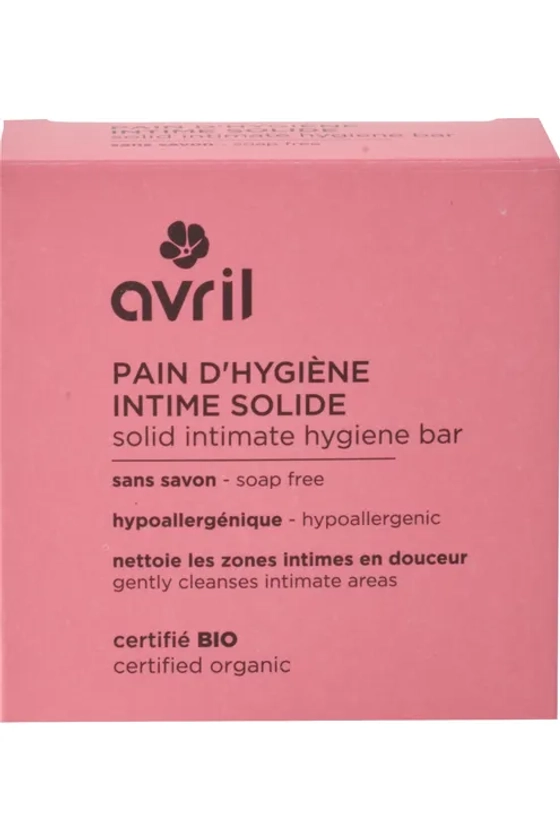 Avril - Pain d’hygiène intime solide certifié bio - Blissim