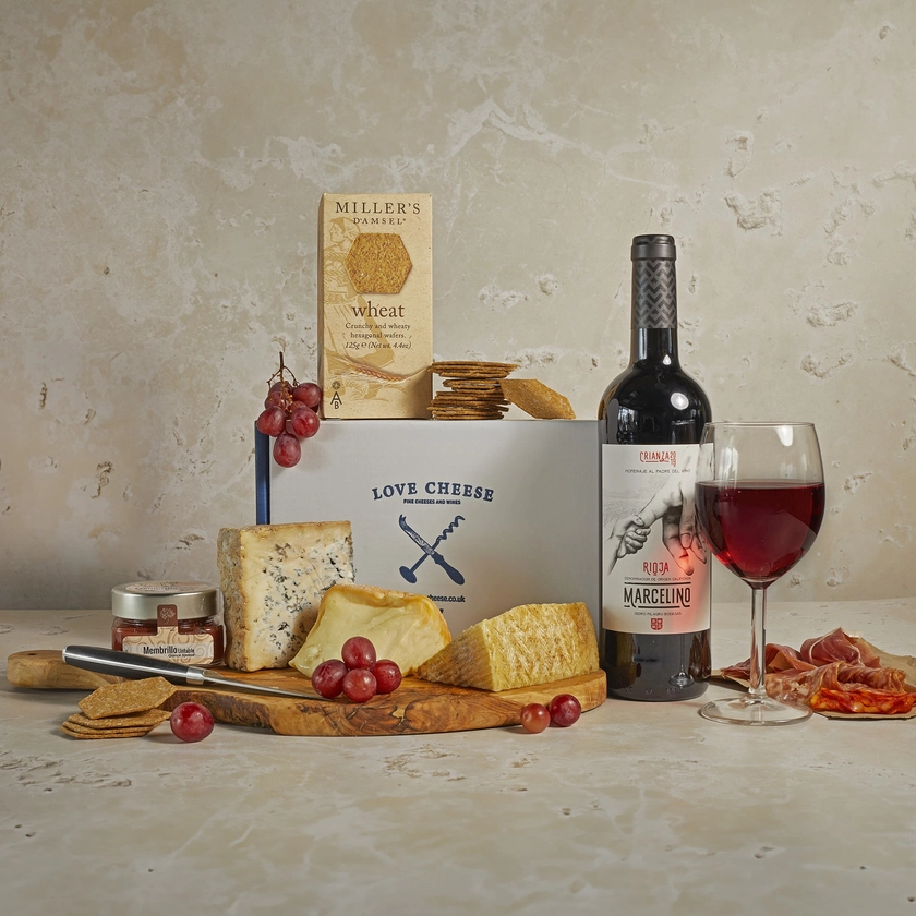 Spanish Wine and Cheese Gift Box