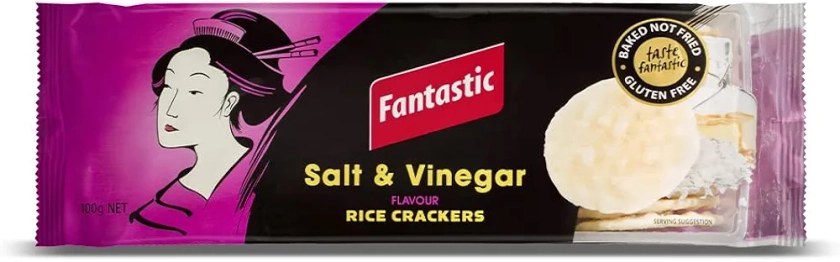 Fantastic Rice Crackers Salt & Vinegear 100 g : Amazon.in: Grocery & Gourmet Foods