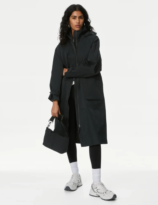 Stormwear™ Funnel Neck Longline Raincoat | M&S Collection | M&S