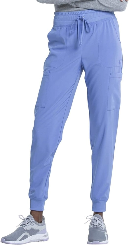 EDS Essentials Jogger Scrubs for Women, Drawstring Scrub Pants DK065