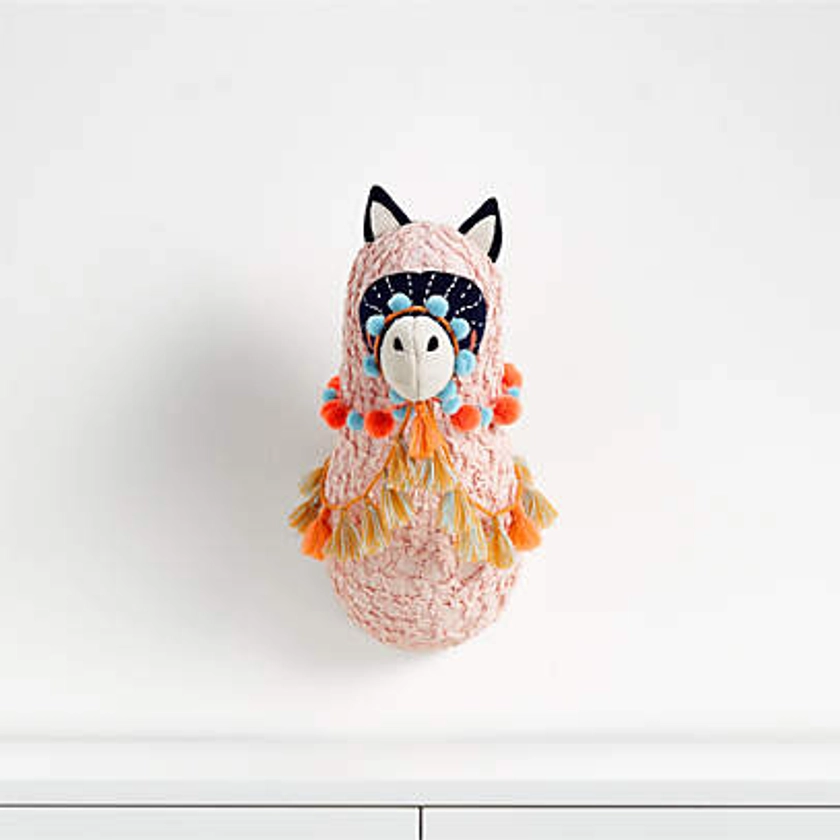 Curious Llama Head Wall Decor + Reviews | Crate & Kids