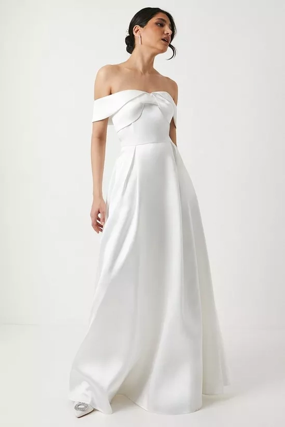 Dresses | Twist Bardot Full Maxi Wedding Dress | Coast