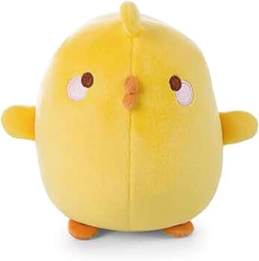 NICI Peluche Piu Piu Molang 12 cm I Favori des Réseaux Sociaux et Star de la Télé à câliner, pour Jouer et à Aimer I Peluches Kawai – 47744, Jaune