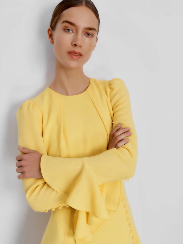 Yahvi Lemon Dress – Beulah London