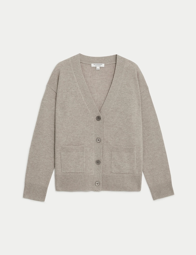 Pure Cashmere V-Neck Button Front Cardigan | Autograph | M&S