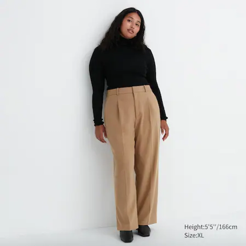Pantalon Large Plissé | UNIQLO FR