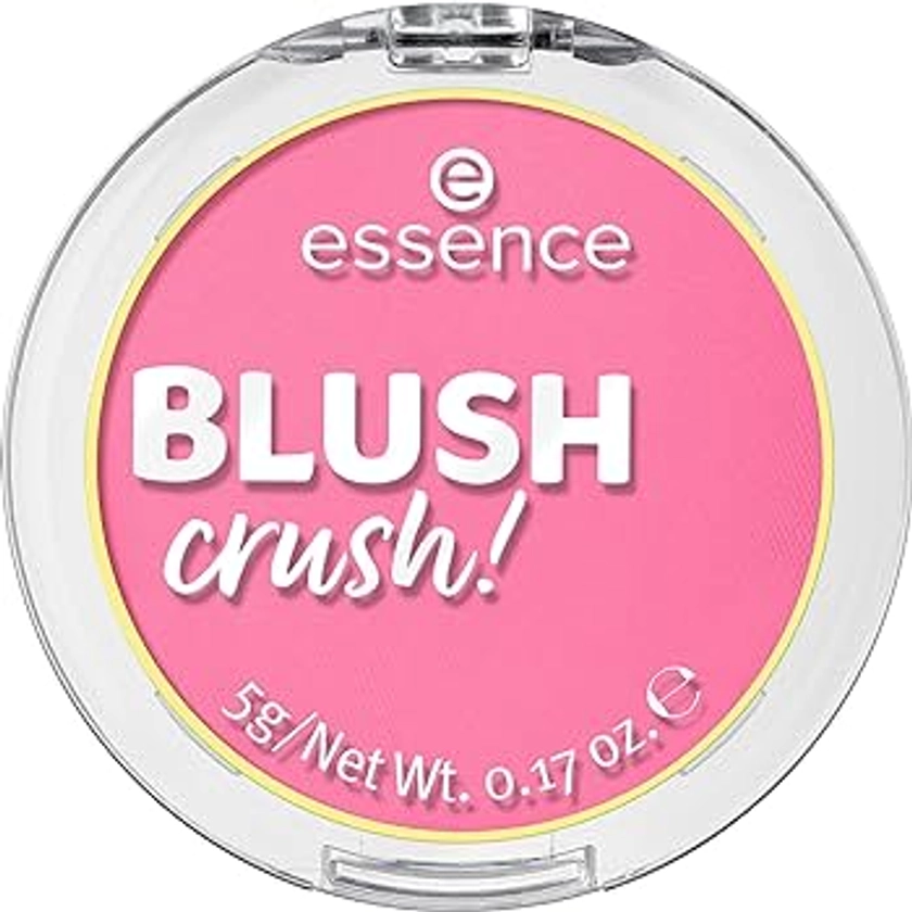 essence BLUSH crush!, Rouge, Nr. 50, Pink, hochpigmentiert, sofortiges Ergebnis, schimmernd, matt, vegan, ölfrei, ohne Parfüm, ohne Alkohol, 1er Pack (5g)