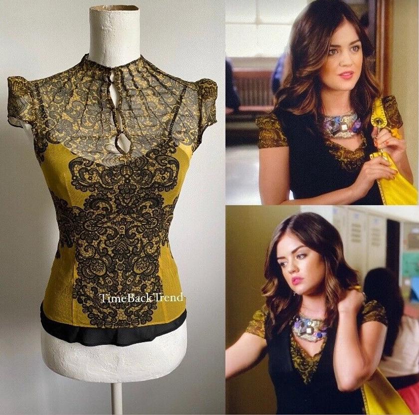 Blouse Seen Worn On Aria Montgomery In Pretty Little Liars