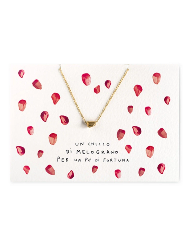 Pomegranate Seed Necklace